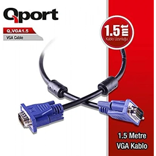 Cable Qport Q-Vga1.5 1.5Mt Vga