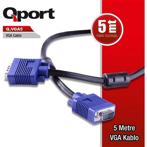 Cable Qport Q-Vga5 5Mt Vga