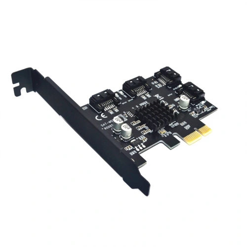 Accessory PCI-E to 4 Port SATA Card