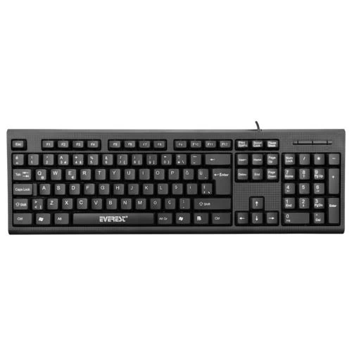 KEYBOARD EVEREST KB-871U BLACK USB Q TR LAYOUT