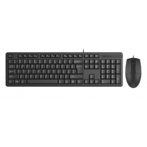 KEYBOARD MOUSE SET A4TECH KR-3330 Q MM BLACK TR LAYOUT