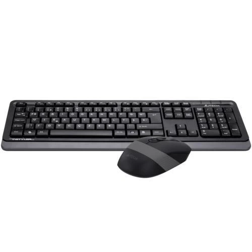 Wireless Keyboard Mouse A4Tech Fg1010 Q Gray Tr Layout