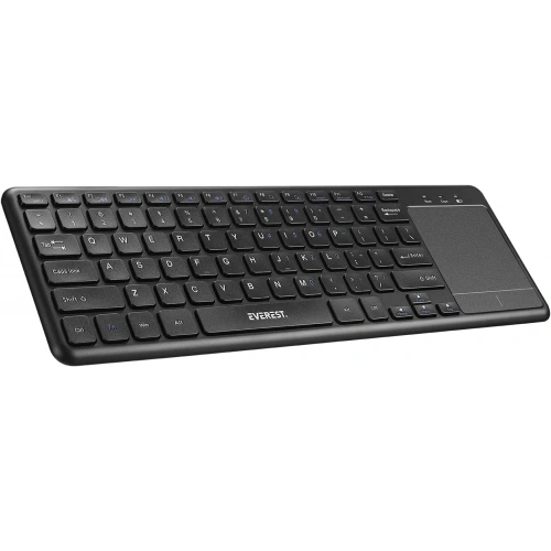 EVEREST EKW-155 Black TouchPad Mouse+Wireless Keyboard US Layout