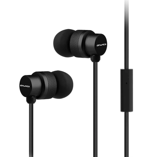 Awei Es-970i Wired Headphones Black