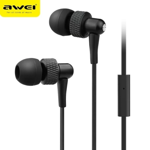 Headphones AWEI Es-390i wired Black