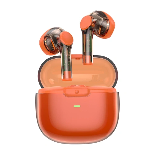 Headphones Wiwu T12 Pure Bass Music Transparent Orange