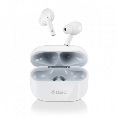 Headphones Ttec 2Km142B Airbeat Pro White Anc