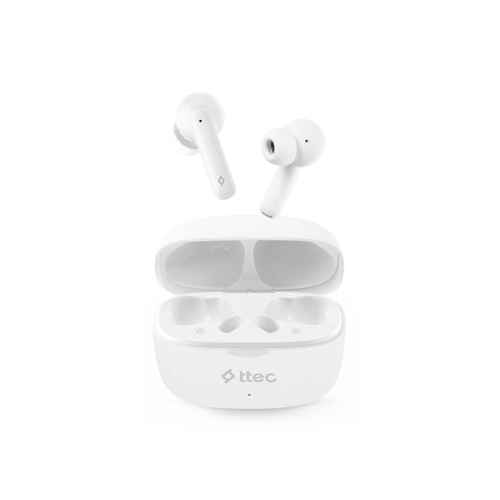 HEADPHONE TTEC 2KM154B AIRBEAT PRO WHITE ANC