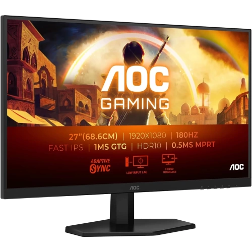Aoc 27" 27G42E 1Ms 180Hz HdmıDisplayport Adaptive-Sync Fast Ips