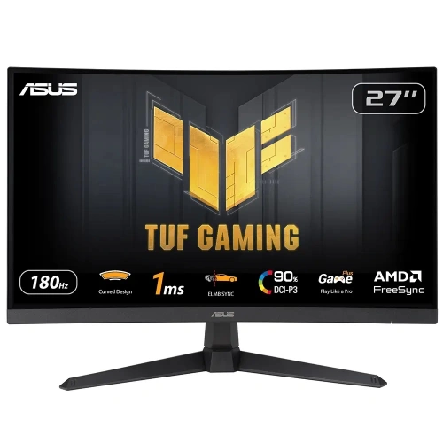 Monitor Asus 27" Vg27Vq3B Curved 1Ms 180Hz Va Fhd