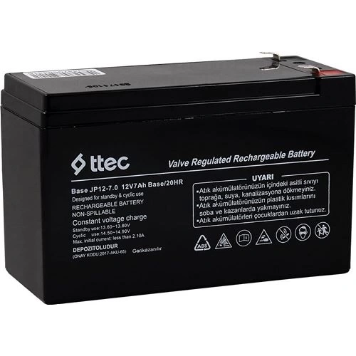 BATTERY TTEC 12V 7AH