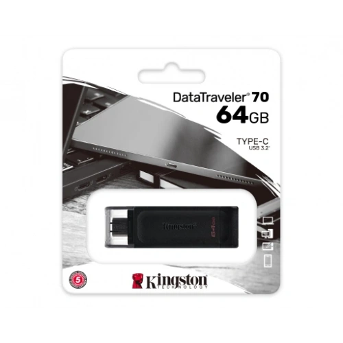 USB Memory Kingston 64Gb Usb-C 3.2 Gen1 DT70/64Gb