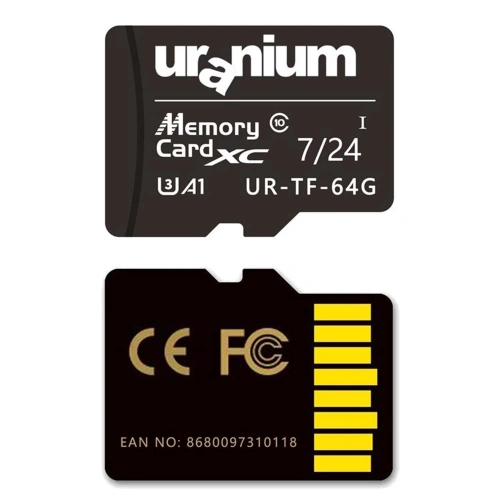 Memory 32 Gb Uranium Ur-Tf-32G Micro SD U3 7/24 100/40Mbs