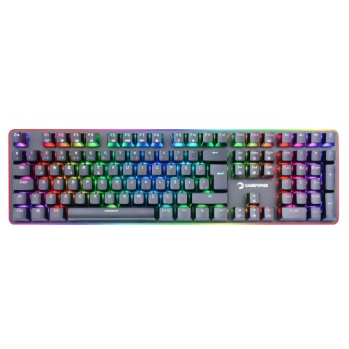 Keyboard Gamepower Saber RGB Mechanical Blue Switch Tr Layout