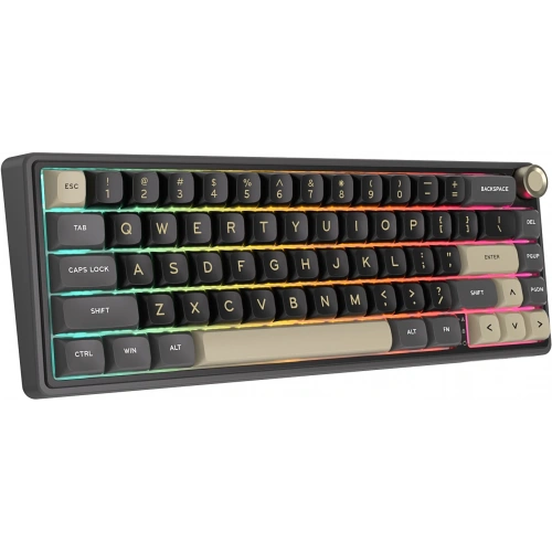 KEYBOARD ROYAL KLUDGE R65 PHANTOM CHARTREUSE SWITCH US LAYOUT