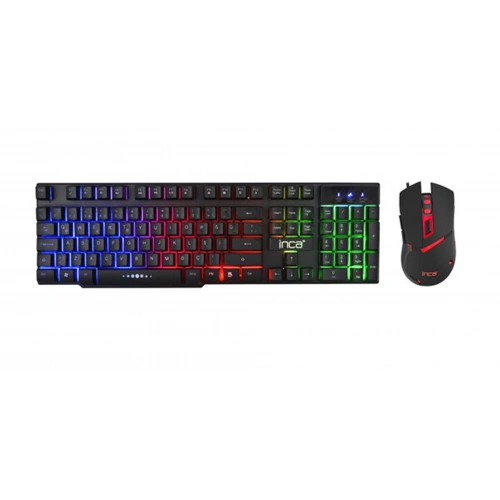 Inca IKG-448 Rainbow Gaming Mechanical Keyboard & Mouse Set TR Layout