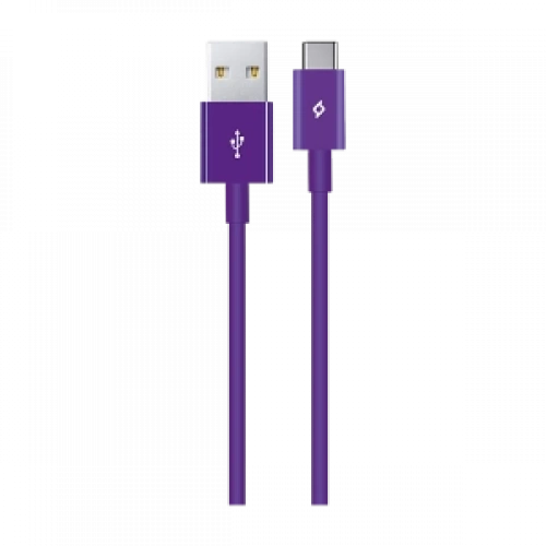 CABLE TTEC 2DK12MR TYPE-C PURPLE 1MT