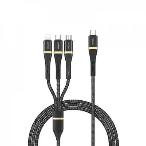 CHARGING CABLE WIWU ELITE USB-C TO IP WI-C024 3IN1