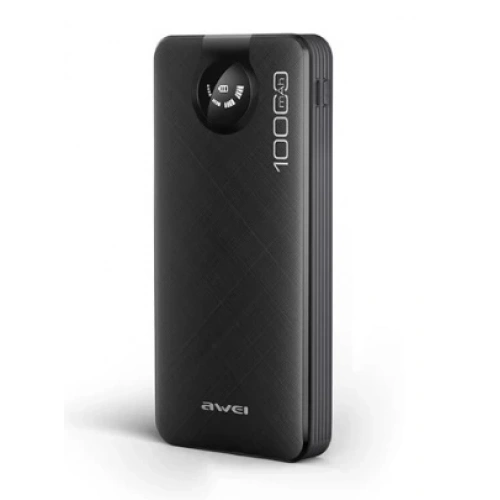 Powerbank P133K 10000Mah Black Multiple Output