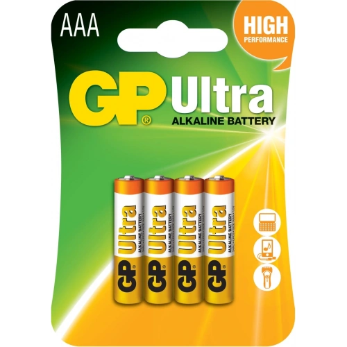THIN AAA GP GP24AU ULTRA ALKALINE BATTERY 1.5 VOLT