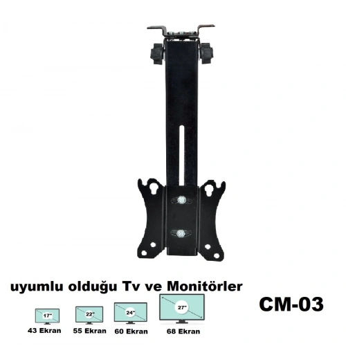 17-27" Curved Ceiling Hanger Cm-03