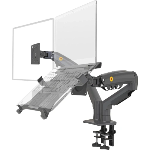 17-27" North Bayou F160L Dual Notebook + Monitor Mount