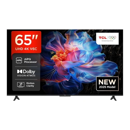 Television TCL 65" 65V6C 4K Ultra HD Google TV