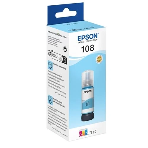 Epson C13T09C54A 108 Light Cyan Cartridge