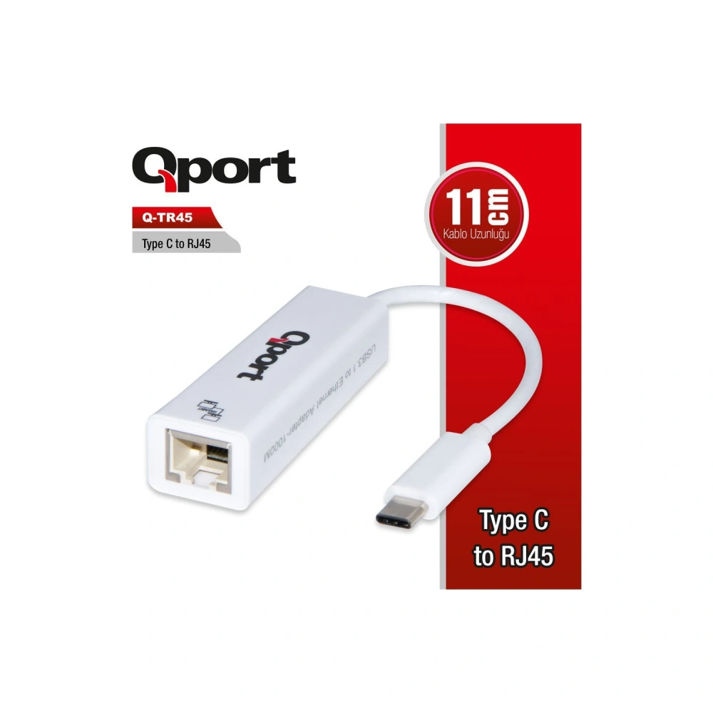Accessory Qport Q-Tr45 Type-C To Rj45 Converter