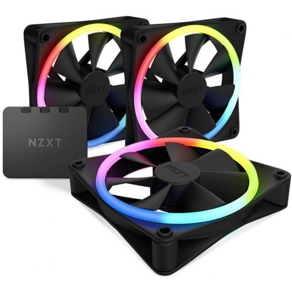 NZXT RF-D12TF-B1 NZXT F120 RGB Duo Black 120MM Fan (Set of 3)