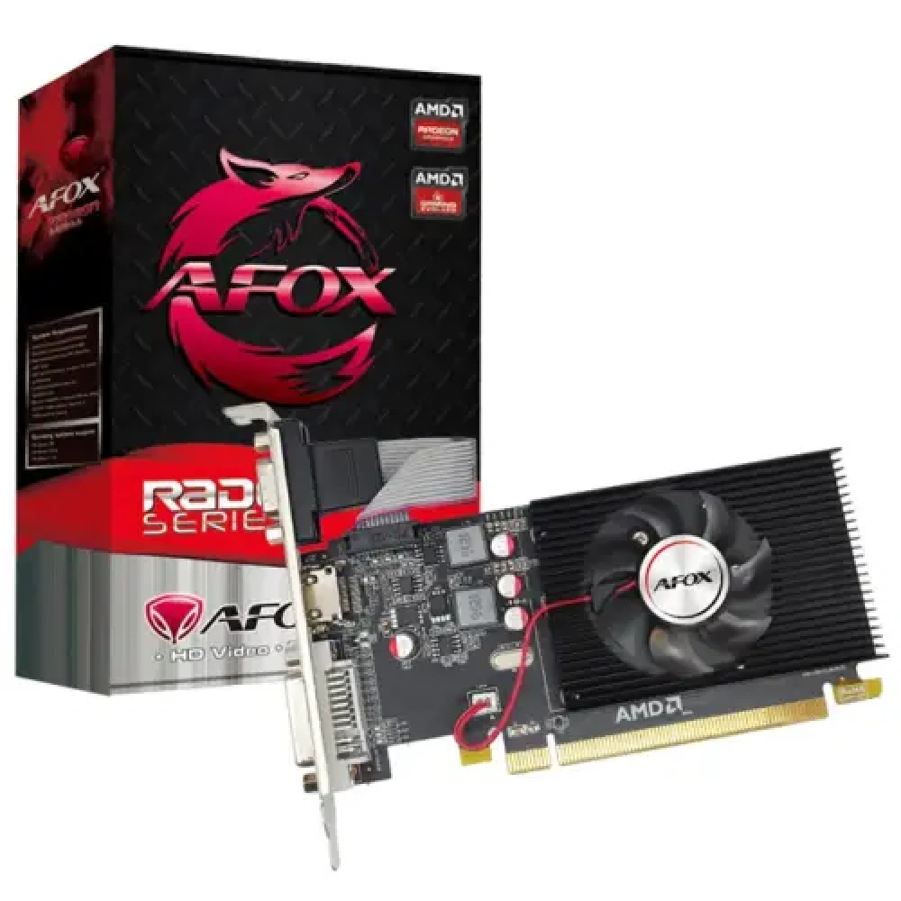 GRAPHICS CARD AFOX R5 230 1GB 64bit DDR3 16X