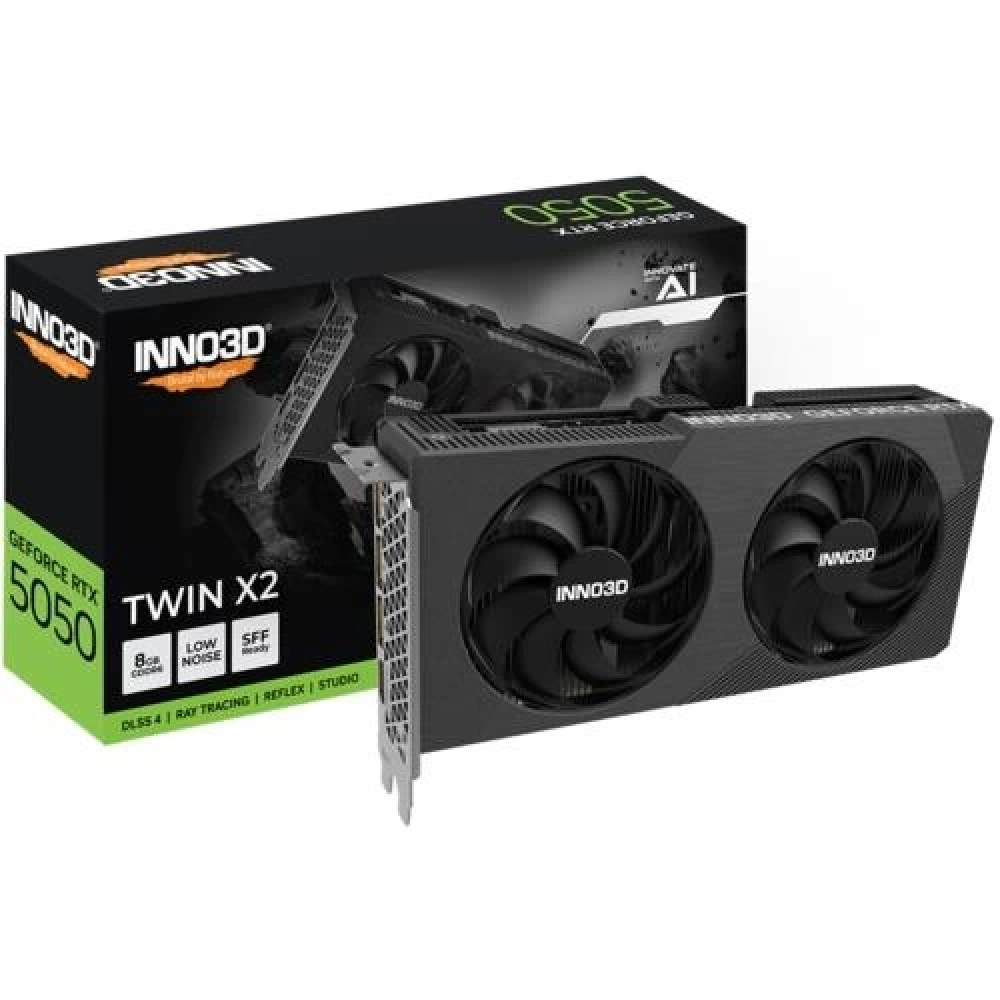 GRAPHICS CARD Inno3D RTX5050 8GB Twin X2 128Bit GDDR6
