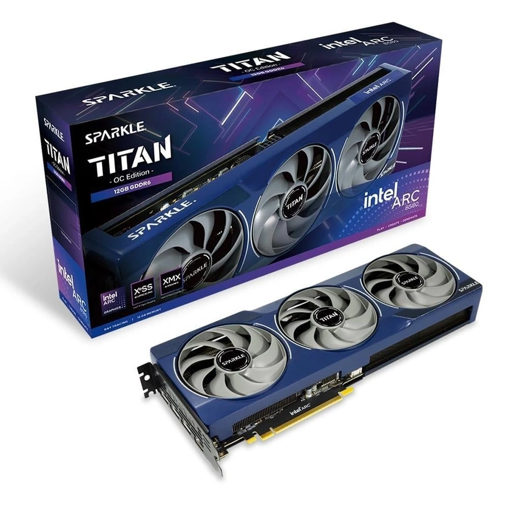 GRAPHICS CARD SPARKLE INTEL ARC B580 TITAN OC 12GB 192Bit