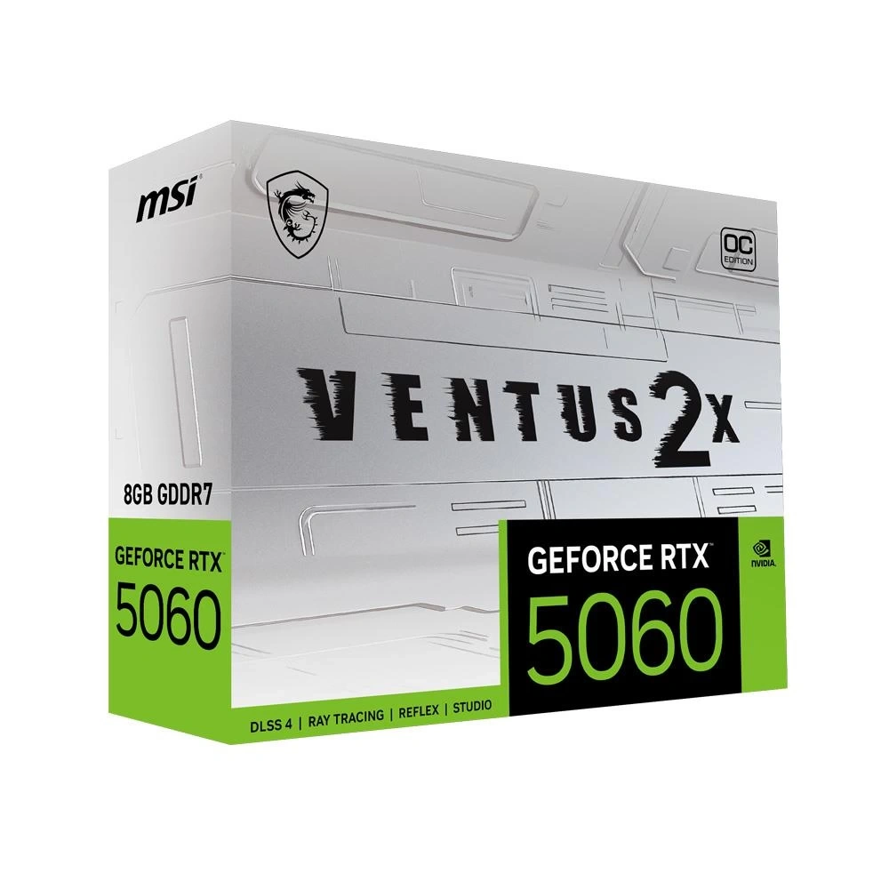 GRAPHICS CARD Msi Geforce Rtx5060 8G Ventus 2X Oc White Gddr7 128Bdx12