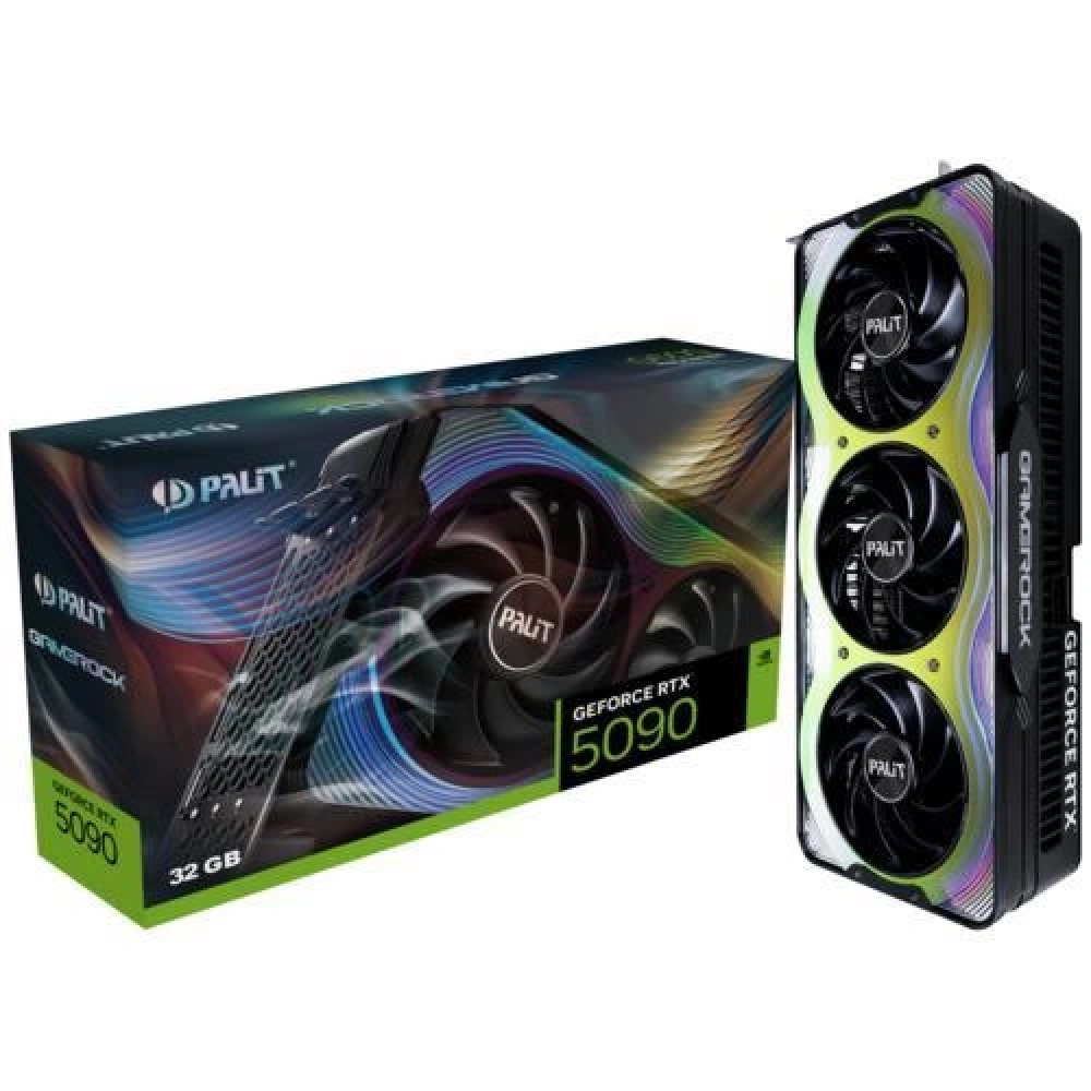 GRAPHICS CARD PALIT RTX5090 GAMEROCK 32GB 512Bit GDDR7