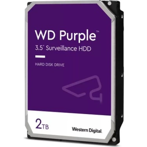 Hdd Wd 3.5" 2Tb Wd23Purz Purple 64Mb 7/24