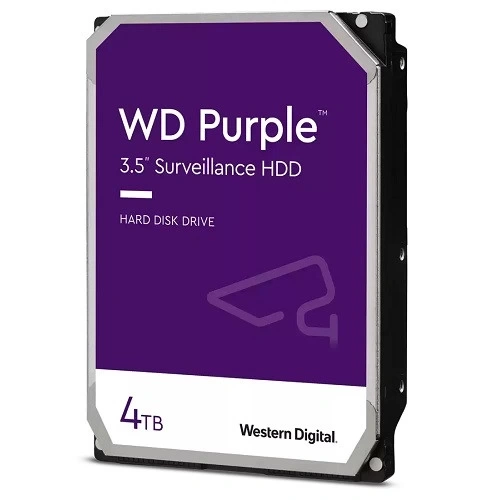 Hdd Wd 3.5" 4Tb Wd43Purz Purple 256Mb 7/24