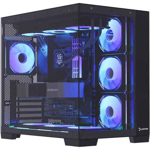 CASE Gamepower Warcry Pulse 4x12cm FAN ARGB 650w Psu