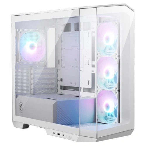 CASE Msi Pano M100R Pz White 4X120Mm Argb Micro Atx Gaming
