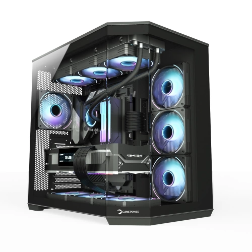 CASE Gamepower Warcry Edge 1X Black Gaming