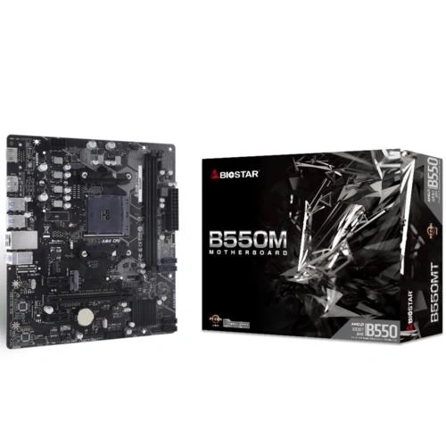 MOTHERBOARD Biostar B550Mt 4400Mhz Hdmı Dp M2 Ddr4 Matx Am4
