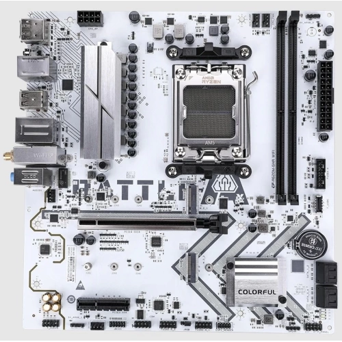MOTHERBOARD Colorful Battle-Ax A620M-Gha Whıte Wifi V14 Ddr5 Am5