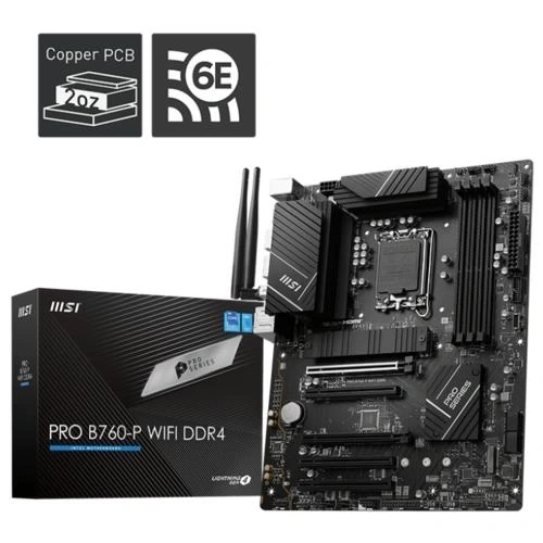 MOTHERBOARD Msı Pro B760-P Wıfı Ddr4 S+V+Gl 1700P