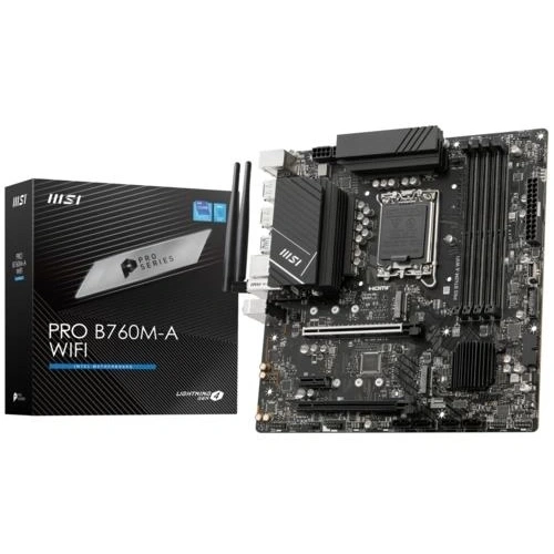 MOTHERBOARD Msı Pro B760M-A Wıfı Ddr4 S+V+Gl 1700P