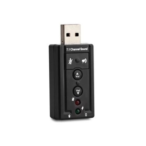 SOUND CARD 7.1 CHANNEL 3.5 MM JACK USB SOUND CARD