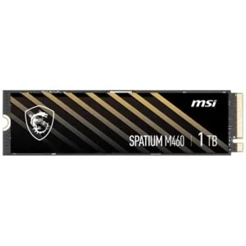 SSD MSI 1TB SPATIUM M460 PCIE 4.0 NVME M.2 5000MB/s-4500MB/s