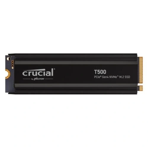 Crucial 1Tb T500 Gen4 Nvme M.2 Ct1000T500Ssd5 7300-6800Mb/S With Cooler