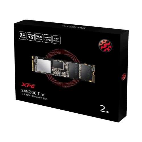 Ssd Xpg 2Tb Sx8200Pro M.2 Asx8200Pnp-2Ttc Nvme 3500/3000