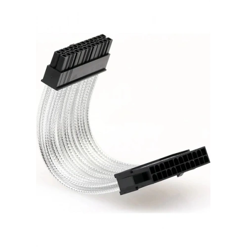 24 Pin CPU Power Extension Cable Metal Braided 10cm