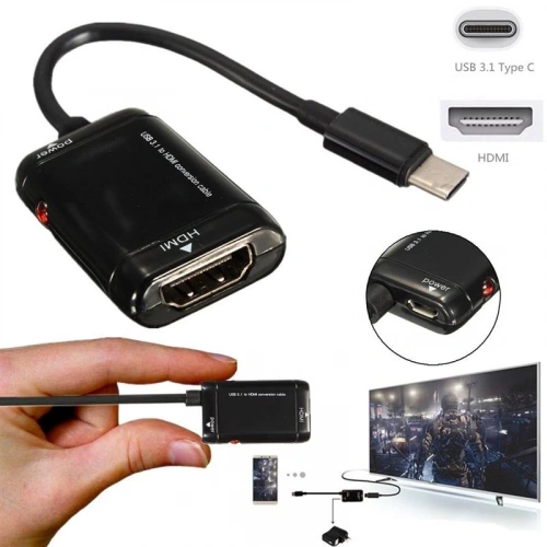 Adapter Alfais AL4846 Type-C 3.1 To HDMI